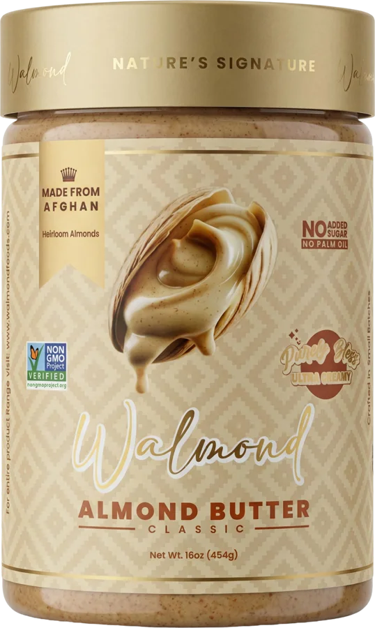 Walmond Almond Butter Classic — heirloom Samangan almonds