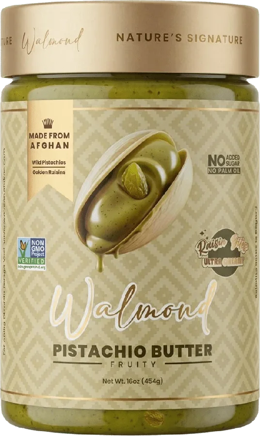 Walmond Pistachio Butter Fruity with golden raisin bites