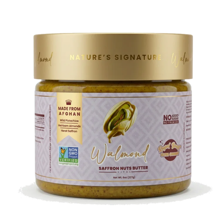Walmond Saffron Nuts Butter Vital 8oz jar